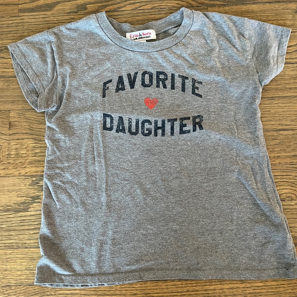 Gray 'Favorite Daughter' Kids T-Shirt